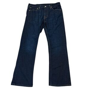 Levi’s 527 Slim Bootcut Jeans Dark Blue Wash Men’s 34x32 Red Tab Classic Fit